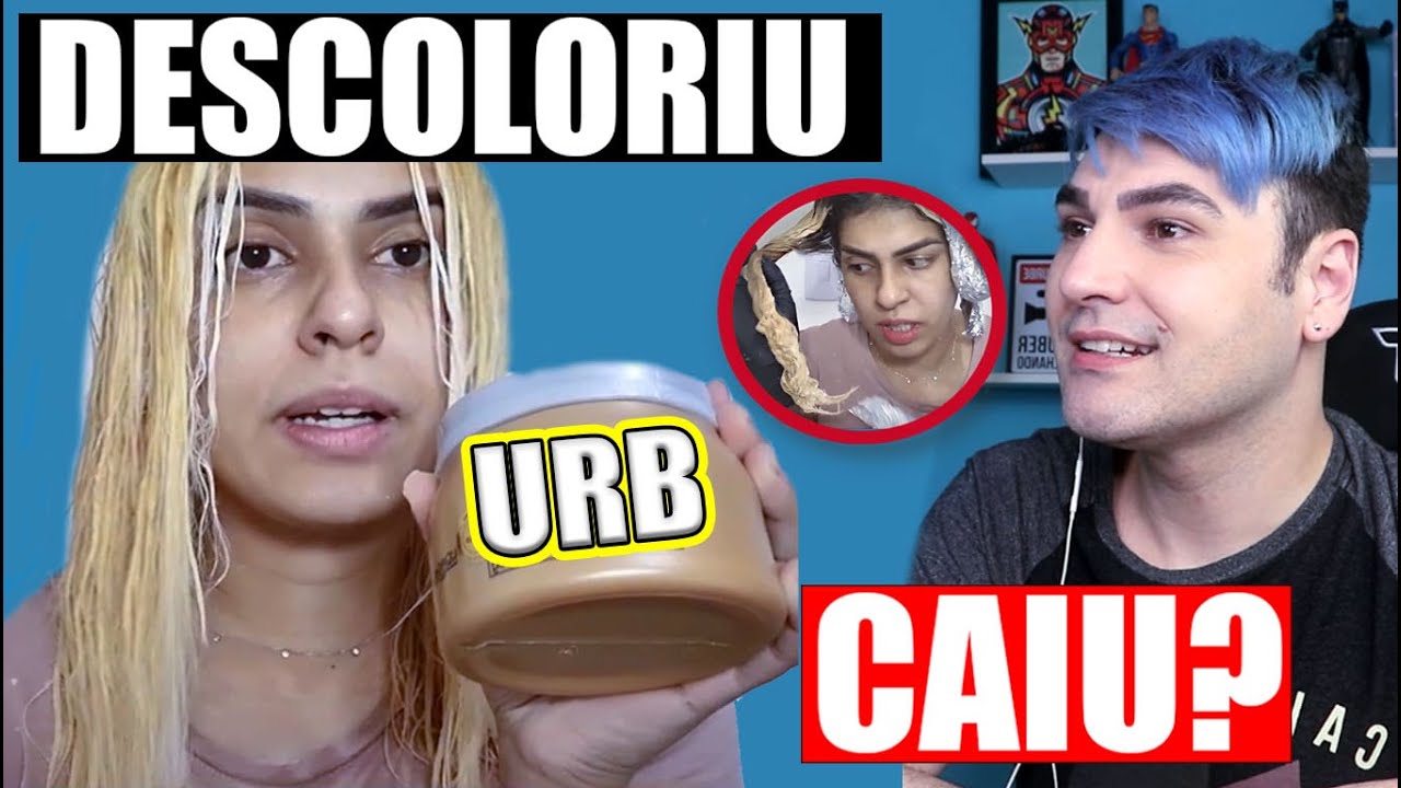 ELA FEZ DESCOLORAÇÃO GLOBAL COM OX DE 30 VOLUMES SERA QUE DEU BOM OU CAIU O CABELO?