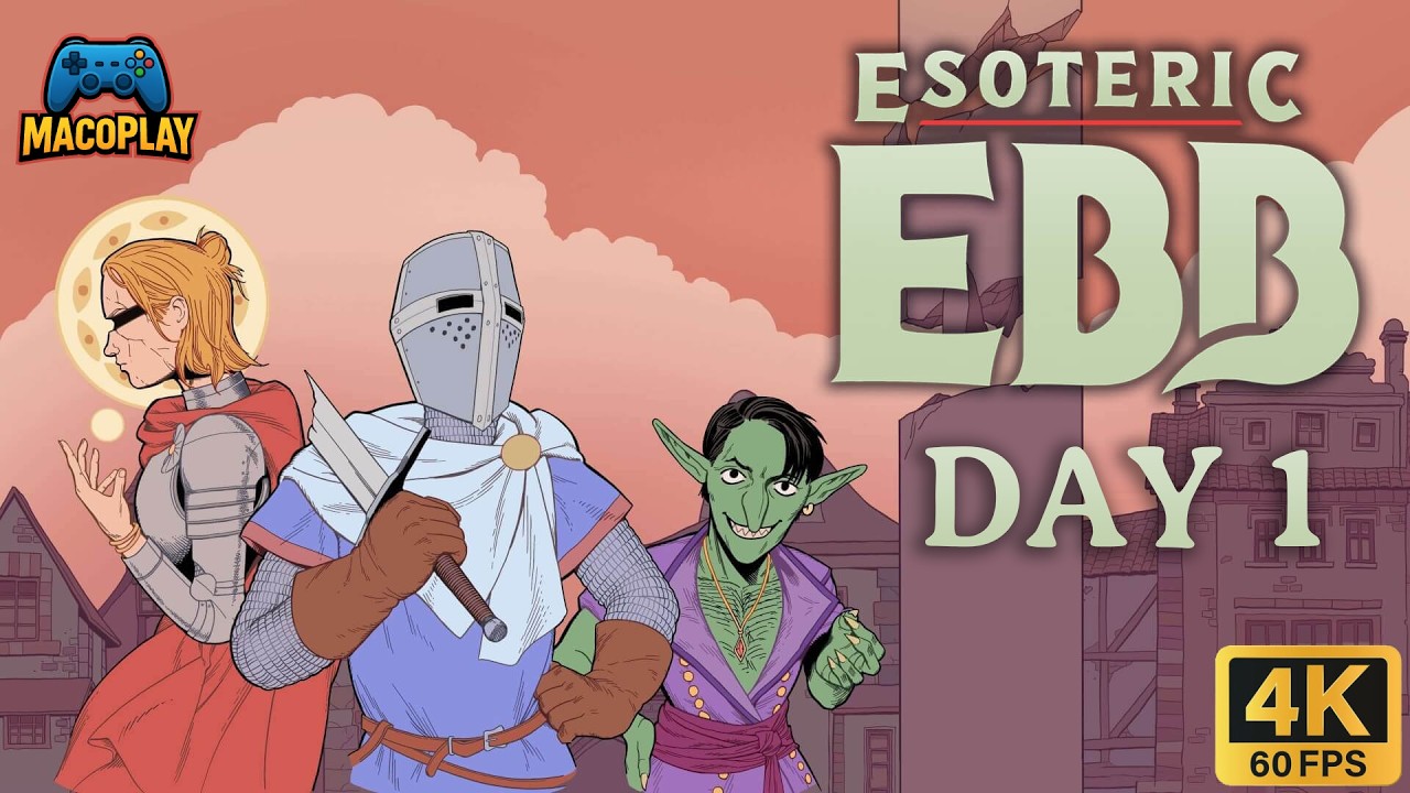 Esoteric Ebb - Day 1 Walkthrough (Silent, 4K 60FPS)