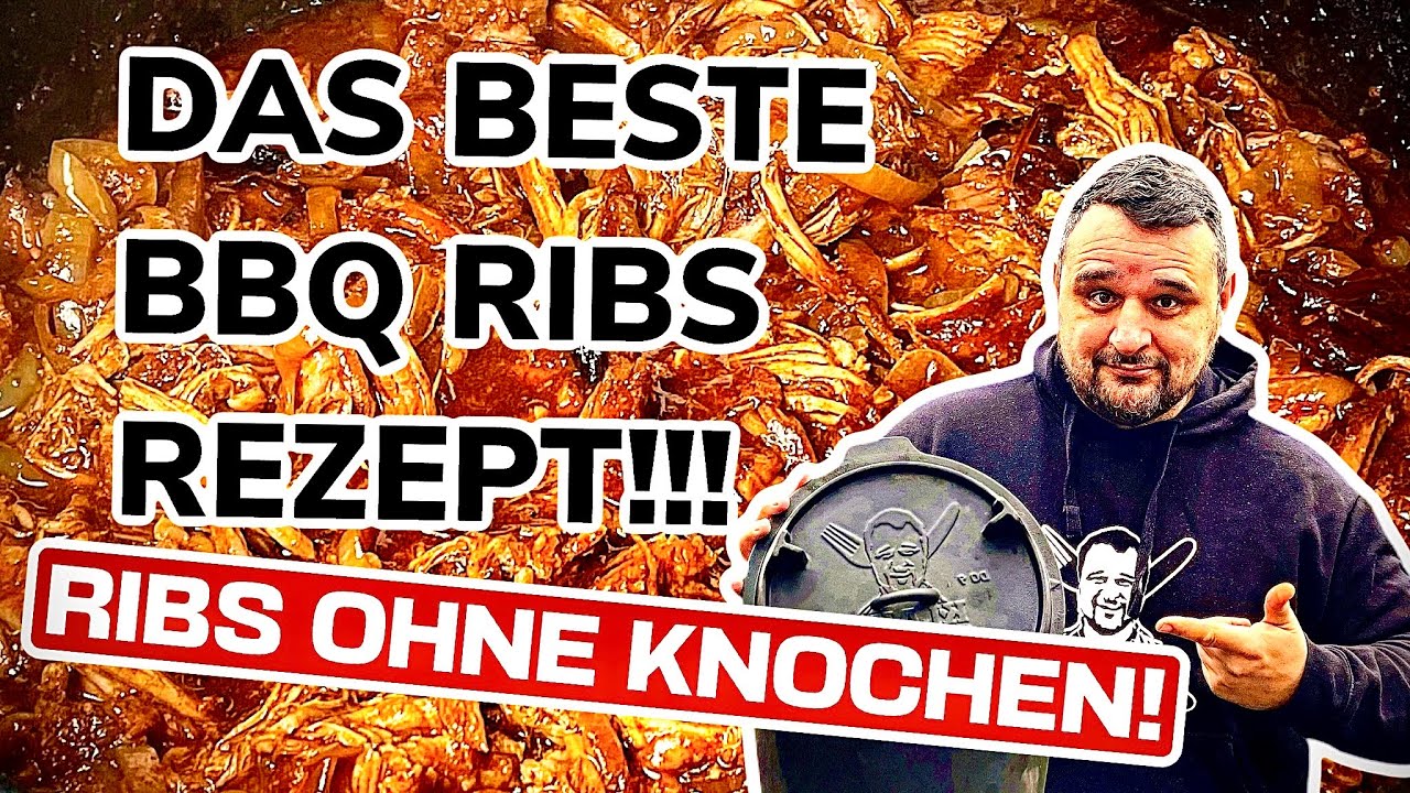BBQ PULLED RIBS GRILLEN im DUTCH OVEN --- Klaus grillt