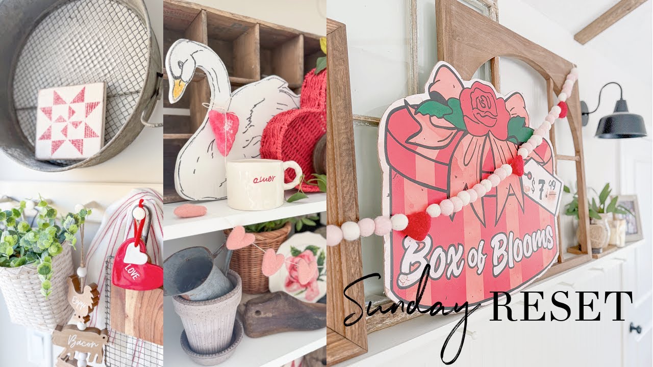 SUNDAY RESET // WEEKLY CLEANING MOTIVATION // CLEAN WITH ME // CHARLOTTE GROVE FARMHOUSE
