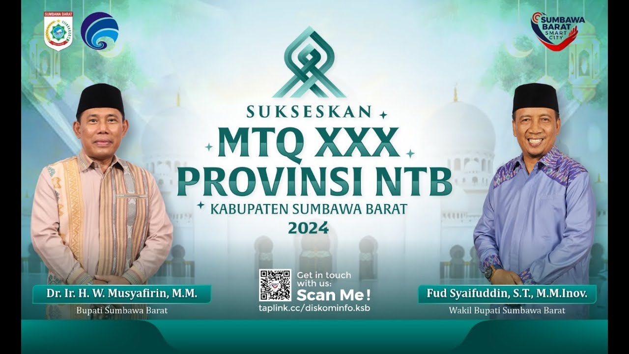 🔴 [LIVE STREAMING] FINAL MTQ KE-XXX PROPINSI NTB 2024 (Lok. Alun Alun Kota Taliwang-KSB)