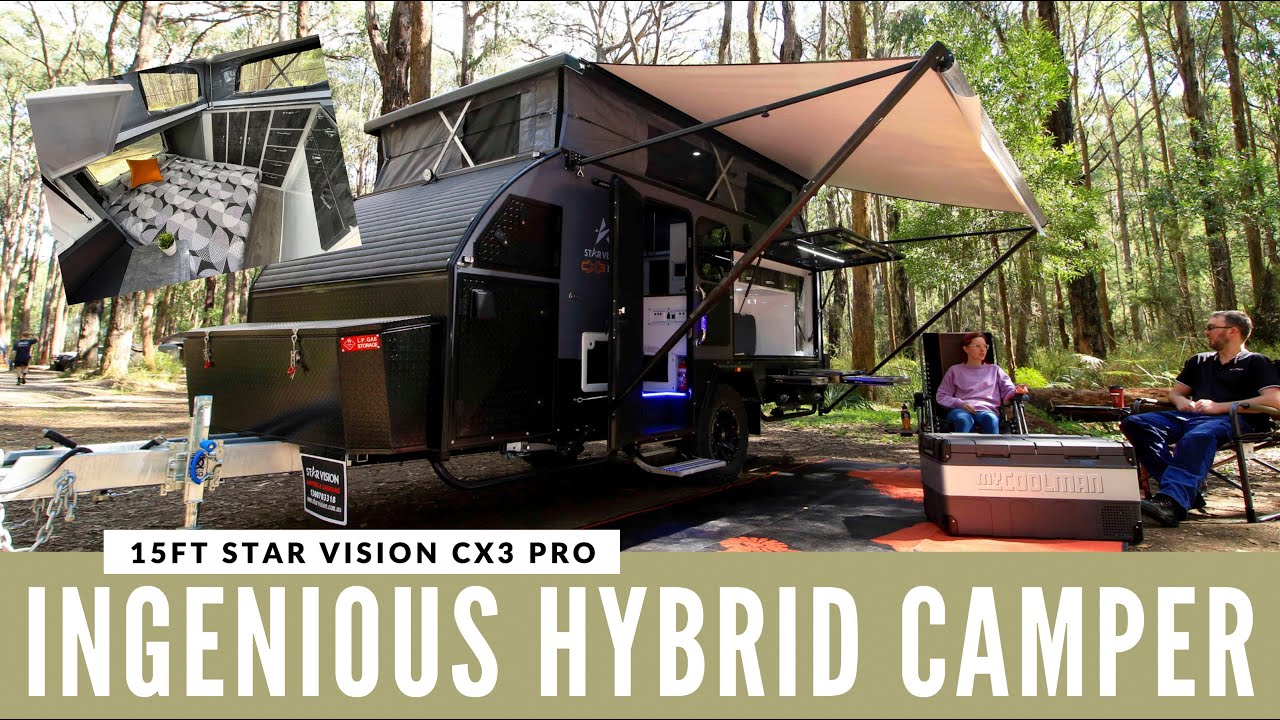 HUGE INTERIOR! 15ft Star Vision CX3 Pro Camper Has Loads of Living Space!