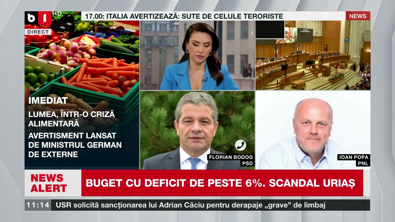 FL. BODOG, PSD ȘI I  POPA, PNL, DESPRE VOTUL FINAL PE BUGET_Știri B1TV_20 mar. 2026
