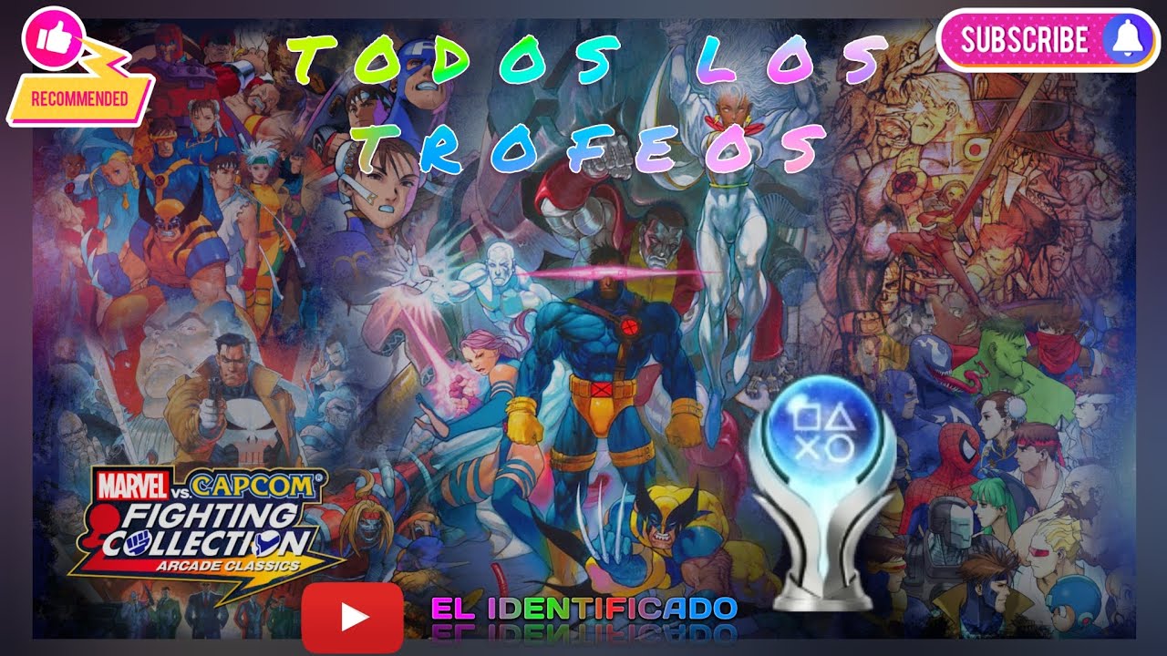 MARVEL VS CAPCOM FIGHTING COLLECTION ARCADE CLASSICS VIDEOS TODOS LOS TROFEOS