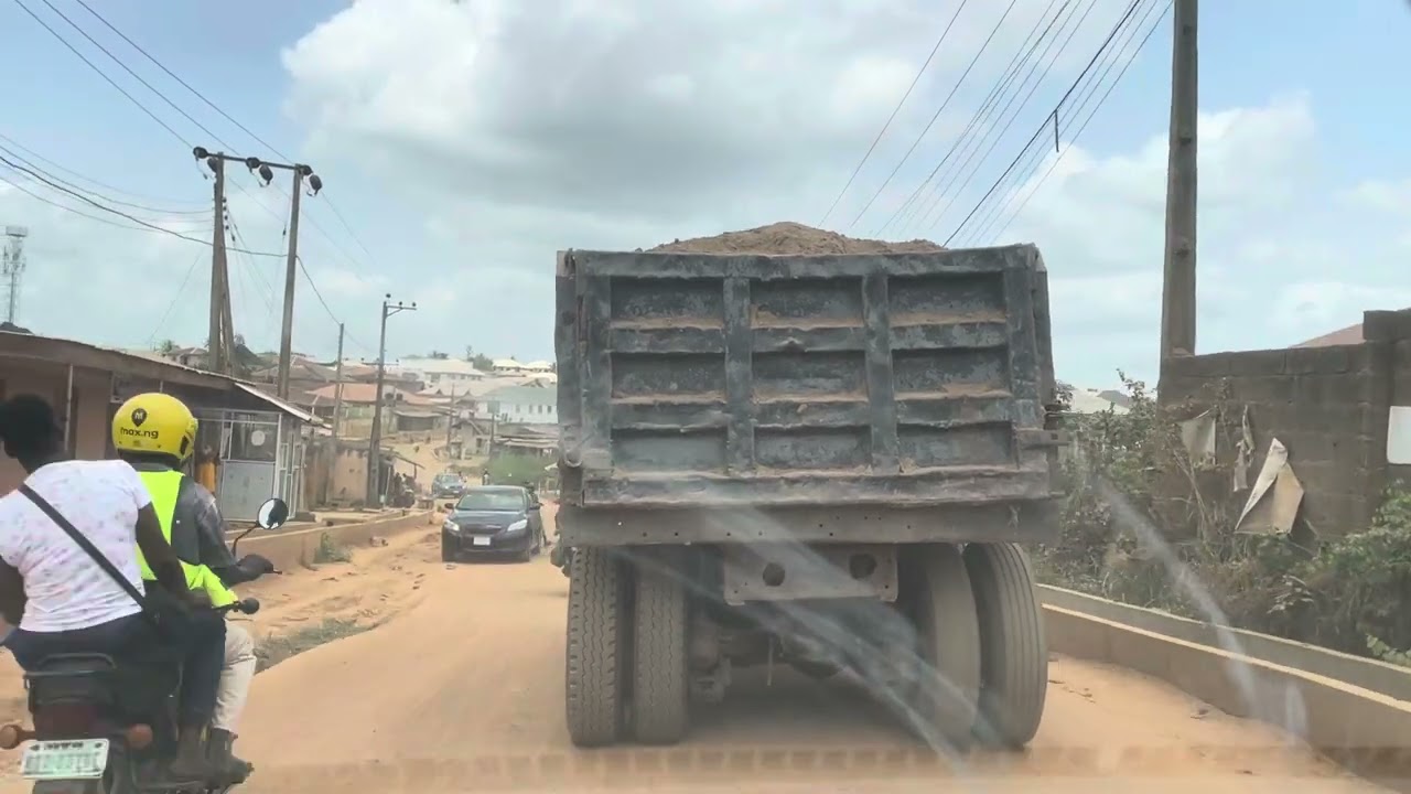 Road to Adron West Park and Gardens, Ibadan. May, 2025 update.