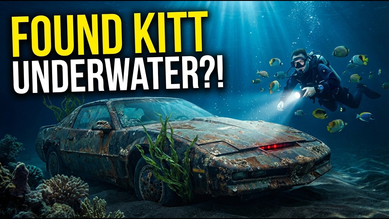 You Won’t Believe This Knight Rider KITT We Found Deep in the Ocean | Full ASMR Car Restoration