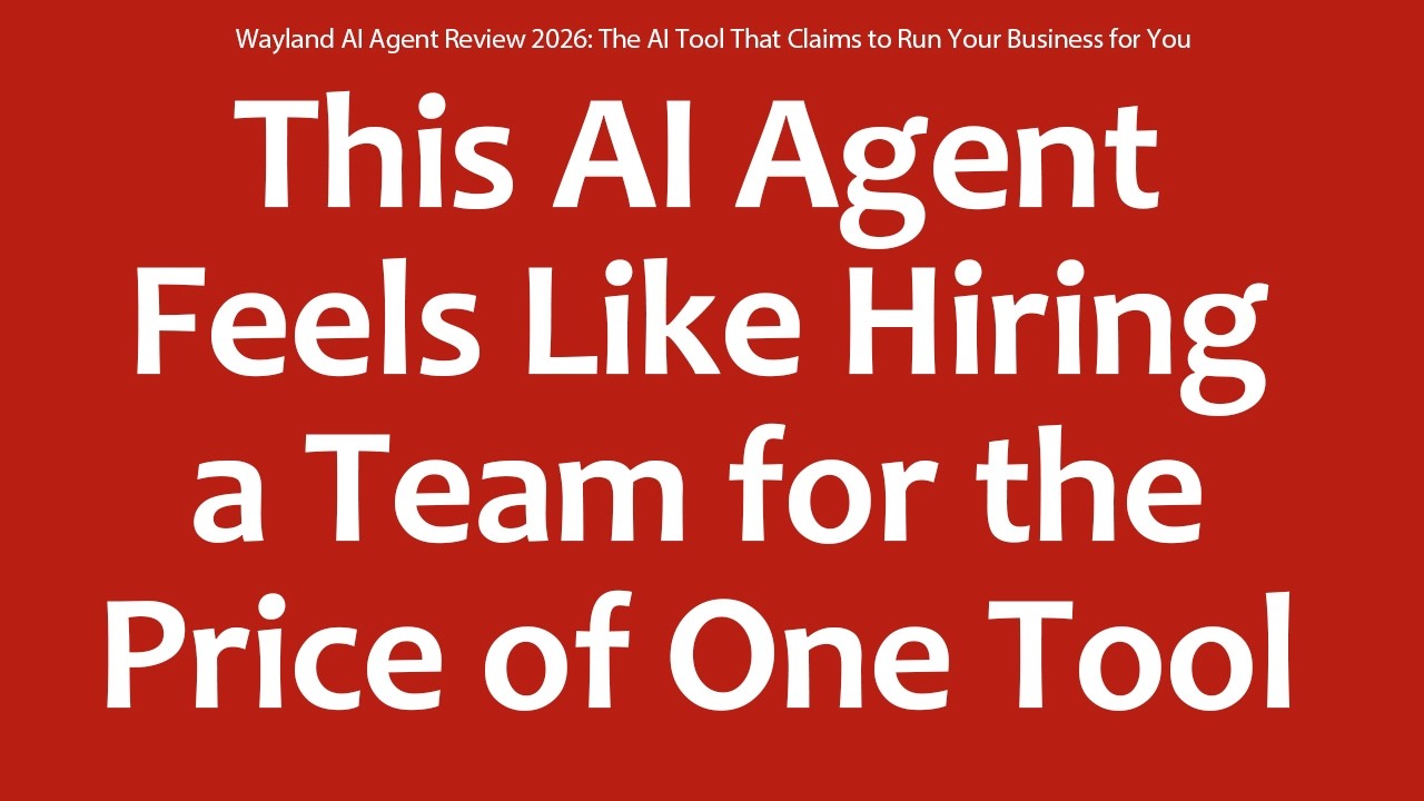 Wayland AI Agent Review 2026: The AI Tool That Claims to Run Your Business for You