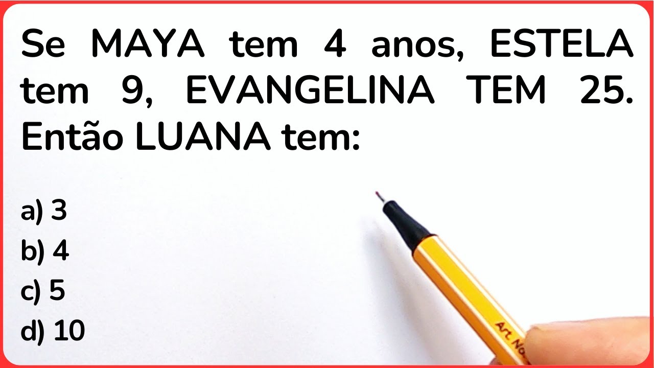 10 QUESTÕES DE RACIOCÍNIO LÓGICO PARA DESTRAVAR SEU CÉREBRO