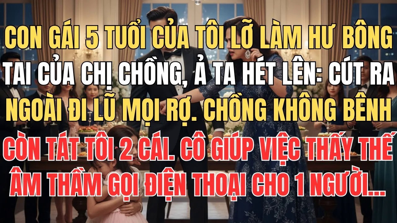 Chị Chồng Hét Lên： Cút Ra Ngoài Đi Lũ Mọi Rợ, Chồng Không Bênh Còn Tát Tôi 2 Cái