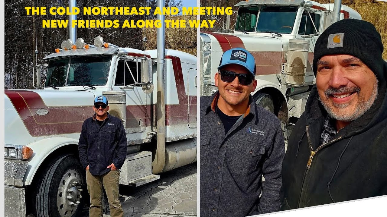 More cold and snow in upstate New York 🇺🇸 #trucking 