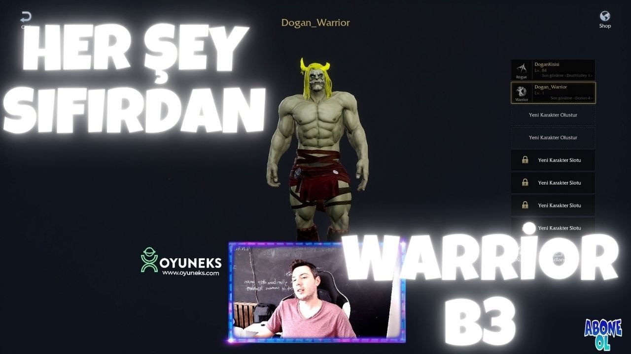Rise Online - Sıfırdan Warrior B3 - Premium Aldık mı? | Maraton Başlasın!