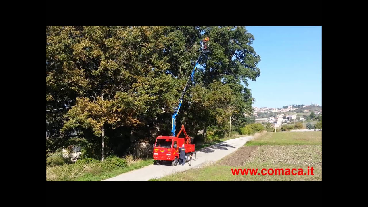 COMACA - Transporter MITHOS 4x4 con Gru e Pinza Idrauliche