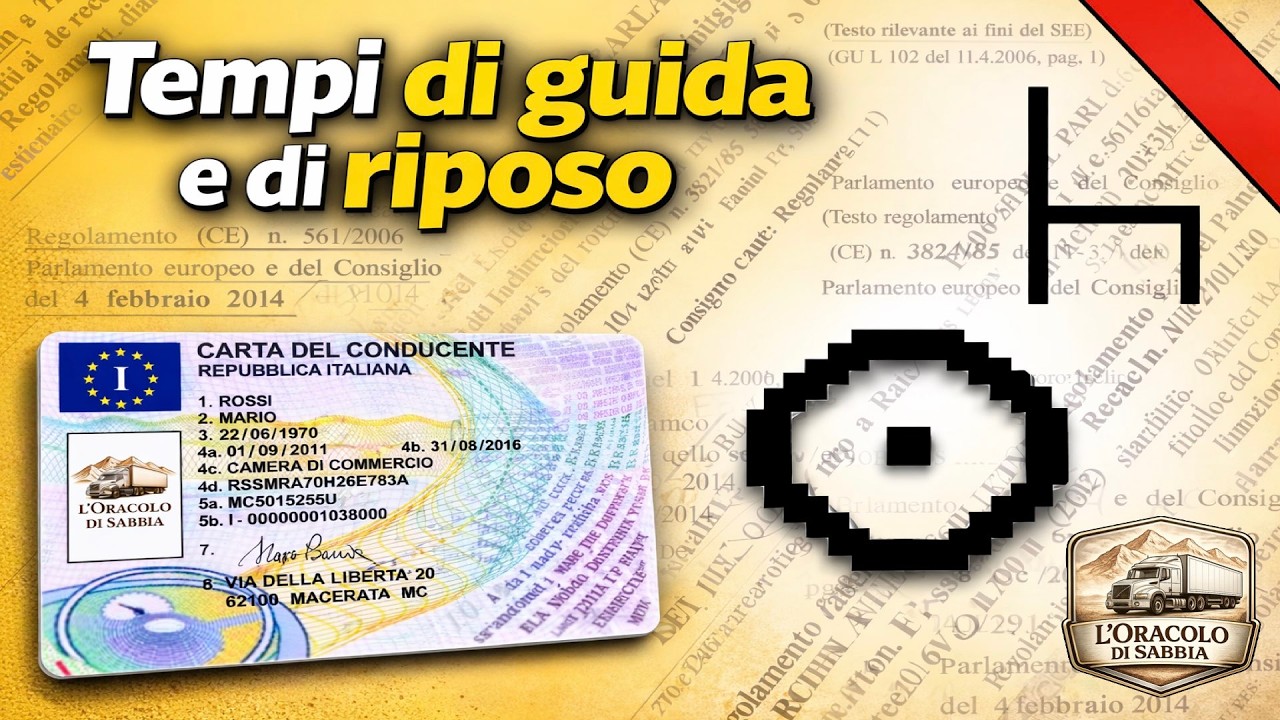 Tempi di guida e di riposo, impariamo il regolamento 561/2006