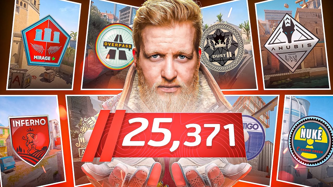 This is what 25,000 CS2 Premier Rating Looks Like?!