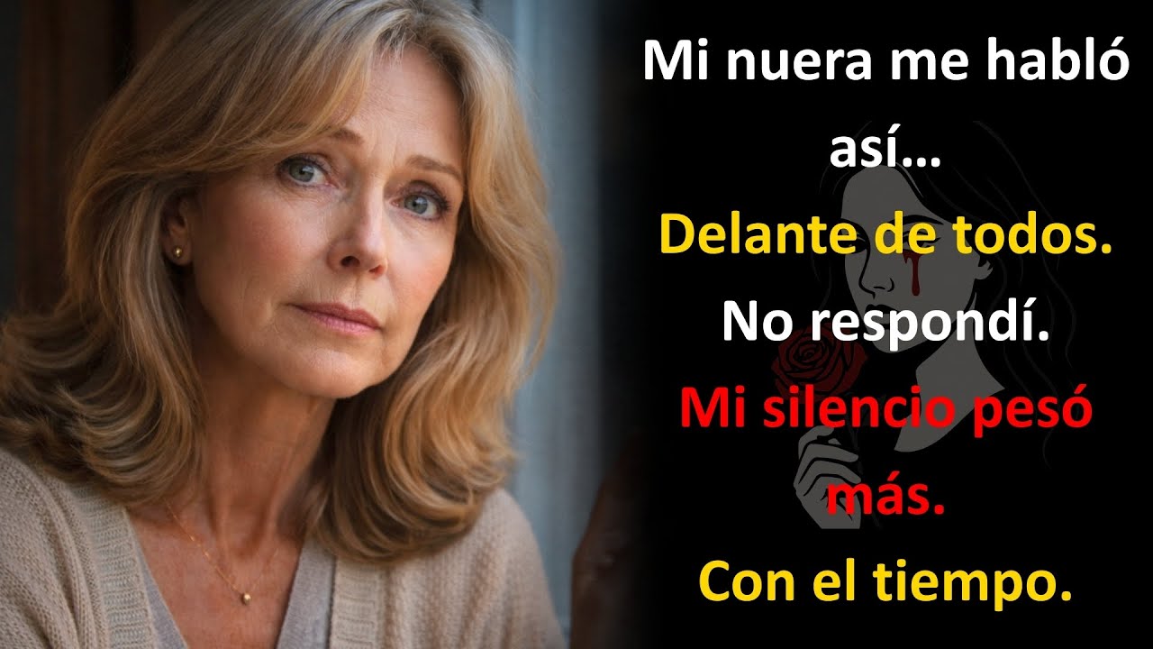 Mi nuera me humilló delante de todos… yo guardé silencio