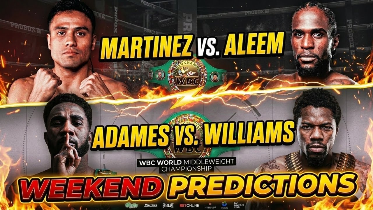 ☎️ Adames Defends WBC vs Williams & Martinez vs Aleem Title Wars! March 21 Preview🔥