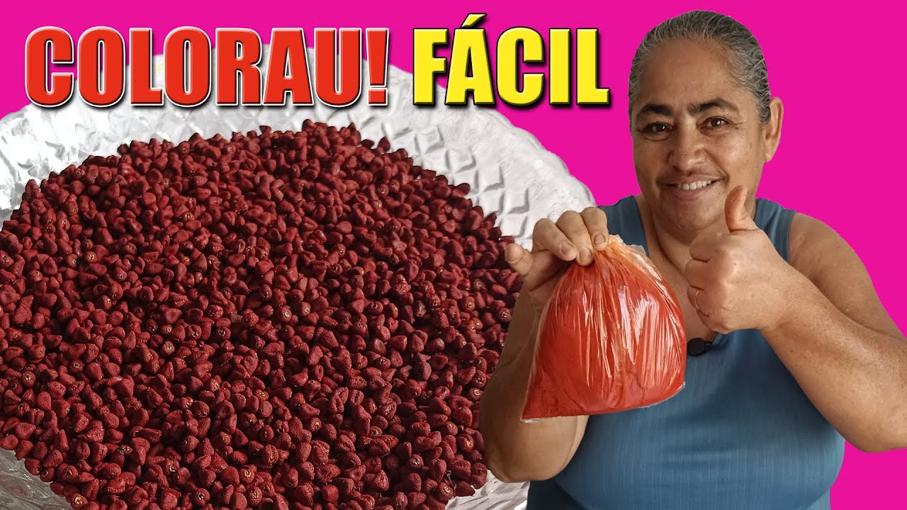 COMO FAZER COLORAU CASEIRO MAIS FÁCIL DE TODOS!!!  (PASSO A PASSO) - COMPLETO