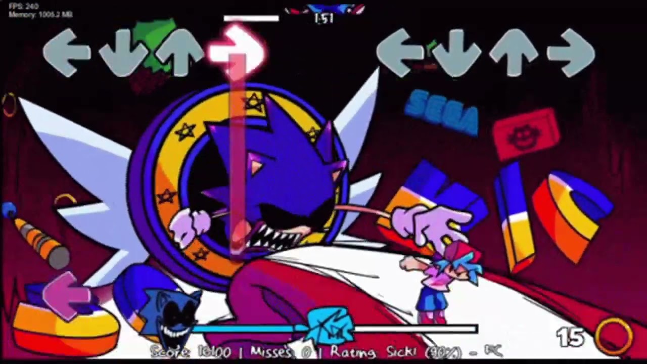 Friday Night Funkin Vs Sonic.Exe - Final Escape Slowed+Reverb