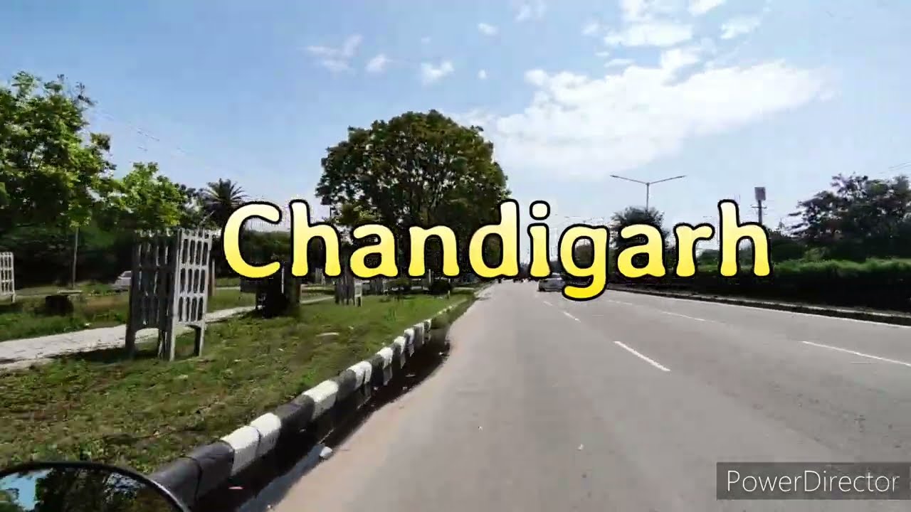 Driving in Chandigarh city || The City Beautiful