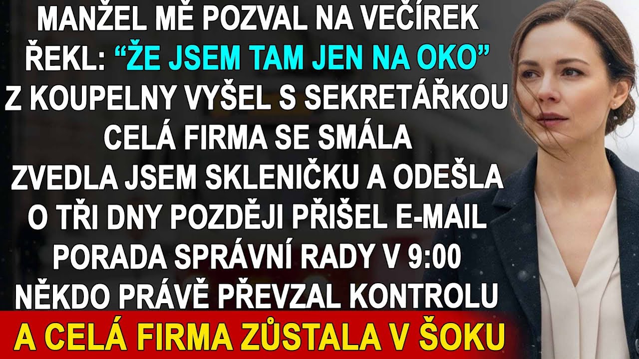 Když před všemi objal svou sekretářku, usmála jsem se, protože jsem už měla připravený plán