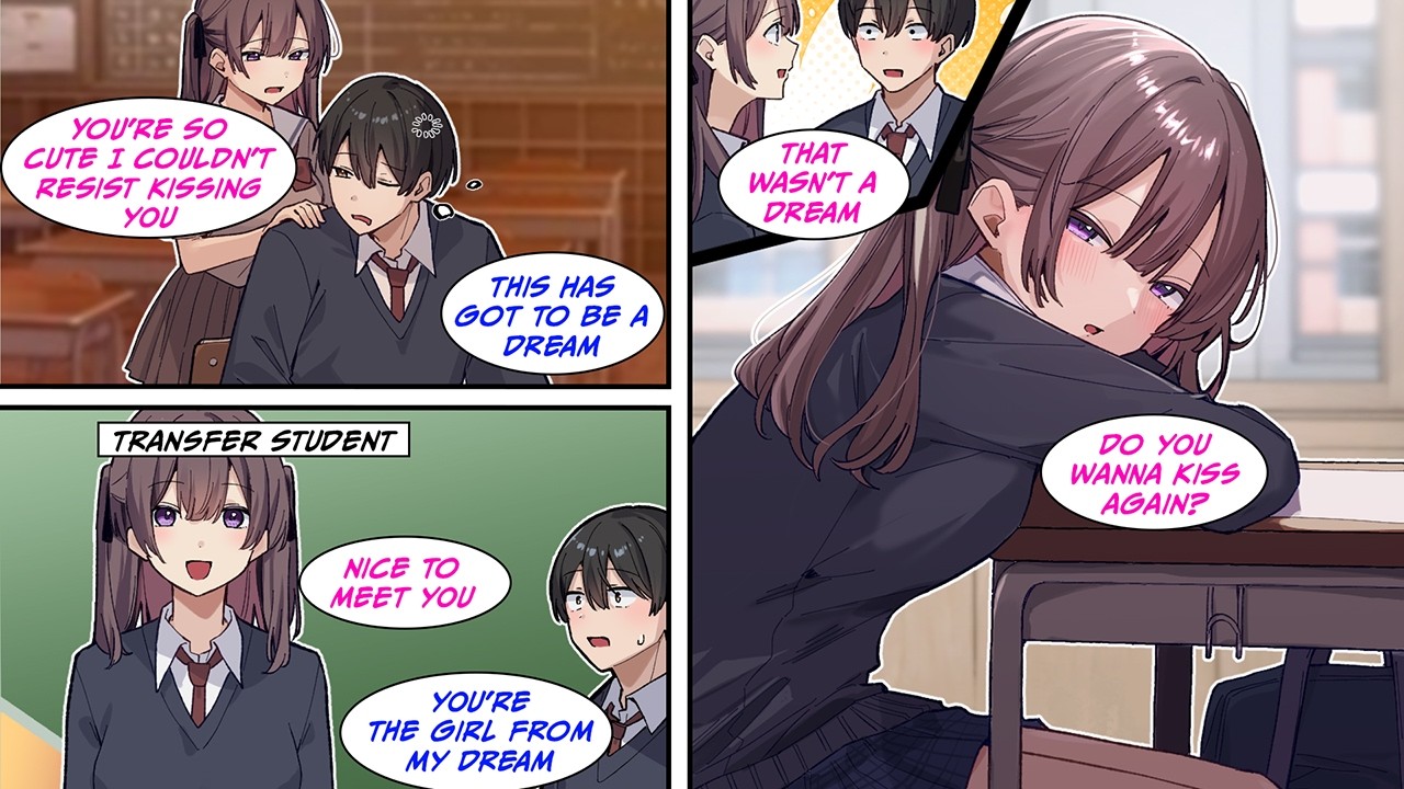 [Manga Dub] She kissed me in my sleep and then showed up as my new classmate the next day