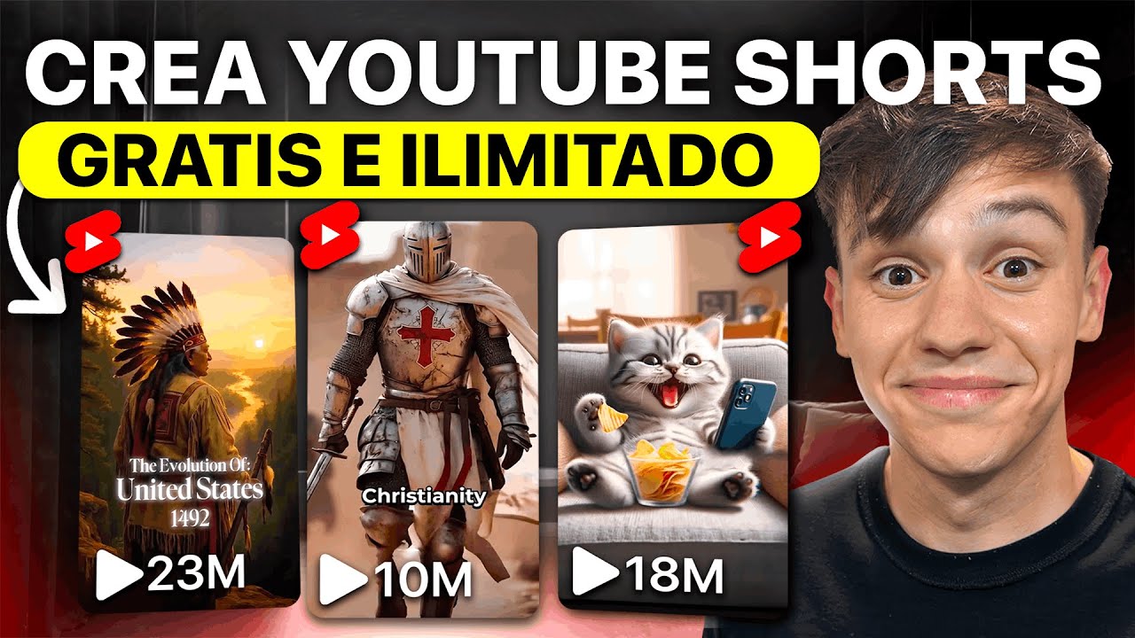 Cómo Crear YouTube Shorts Virales Monetizables con IA GRATIS e Ilimitado
