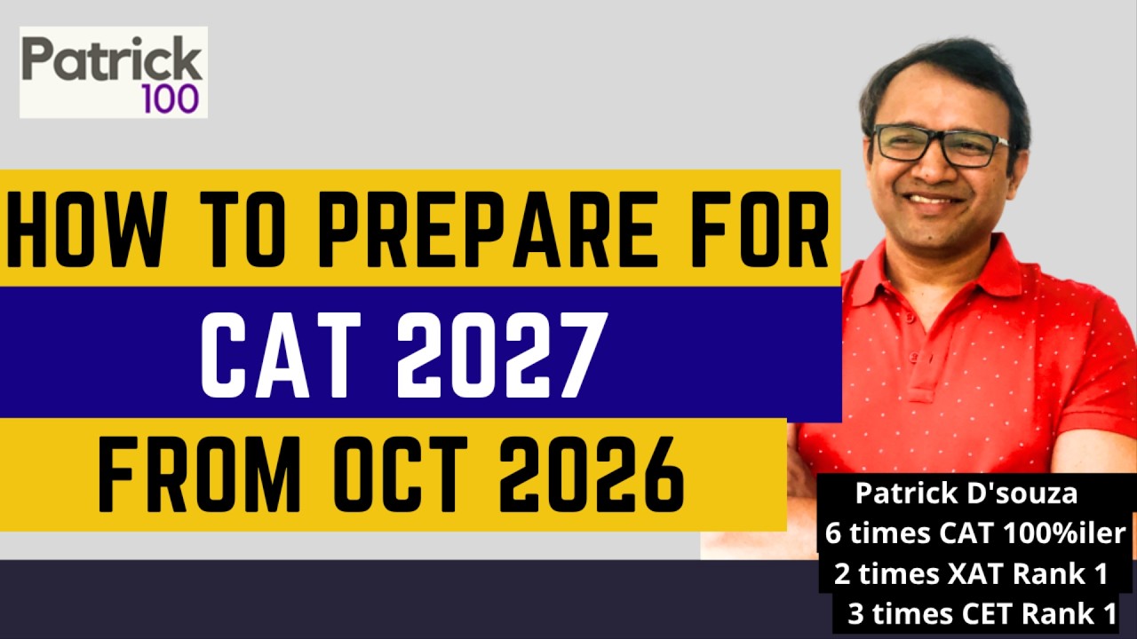 Как подготовиться к CAT 2027, если начинаете в октябре 2026 года | План подготовки и советы