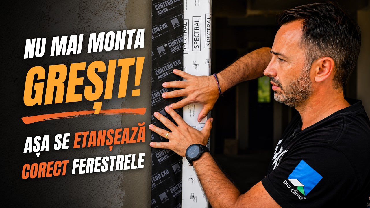 Cum etansam la aer ferestrele si usile in sistemul de montaj cu precadre