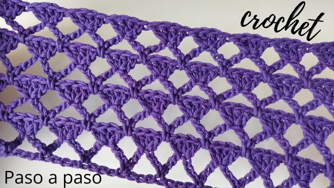 Cómo tejer punto crochet o ganchillo fácil paso a paso | Handwork Diy # 88