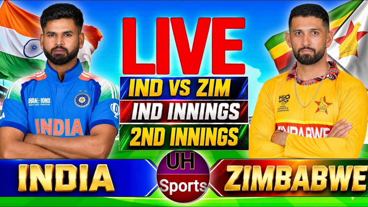 🔴LIVE: IND Vs ZIM, 1st T20 Match Live Cricket Score | Live Cricket Match, Live Match Commentary, IND