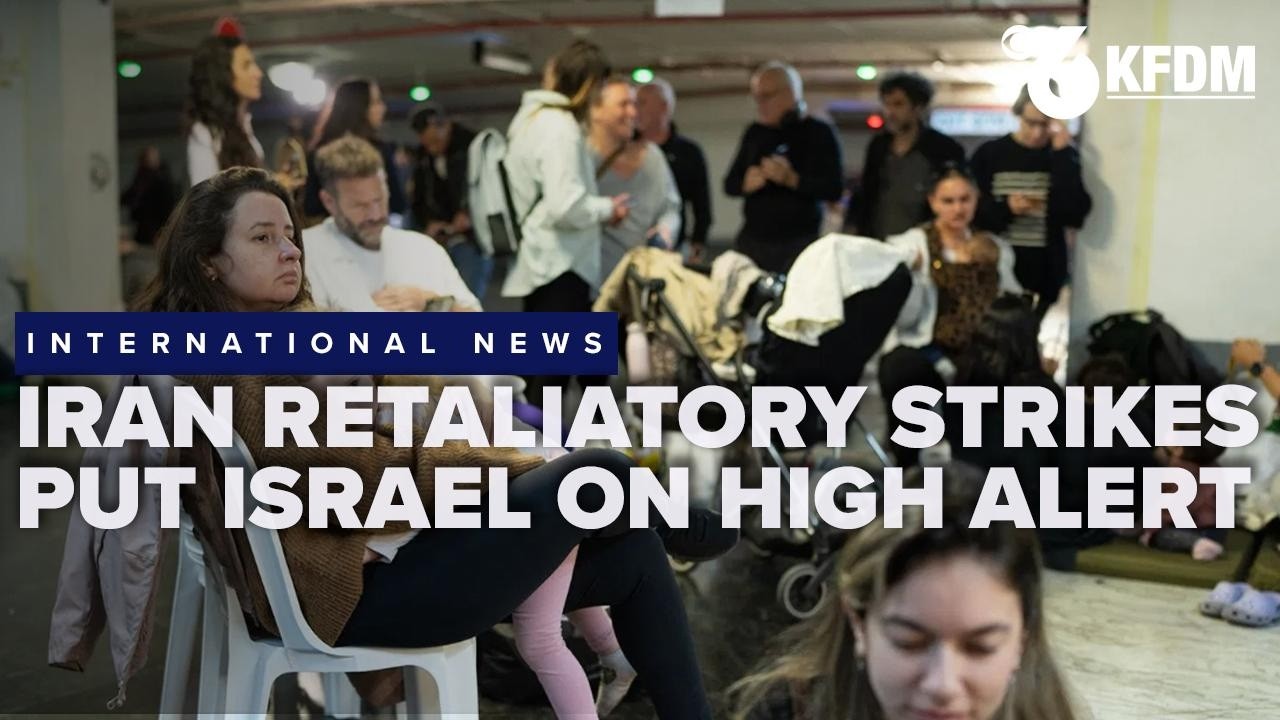Israel shelters underground after barrage of Iranian retaliatory missile strikes