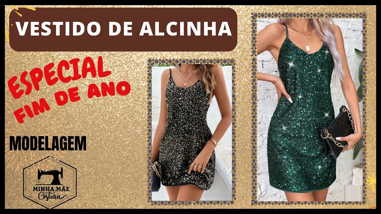 VESTIDO DE ALCINHA - PASSO A PASSO DA MODELAGEM