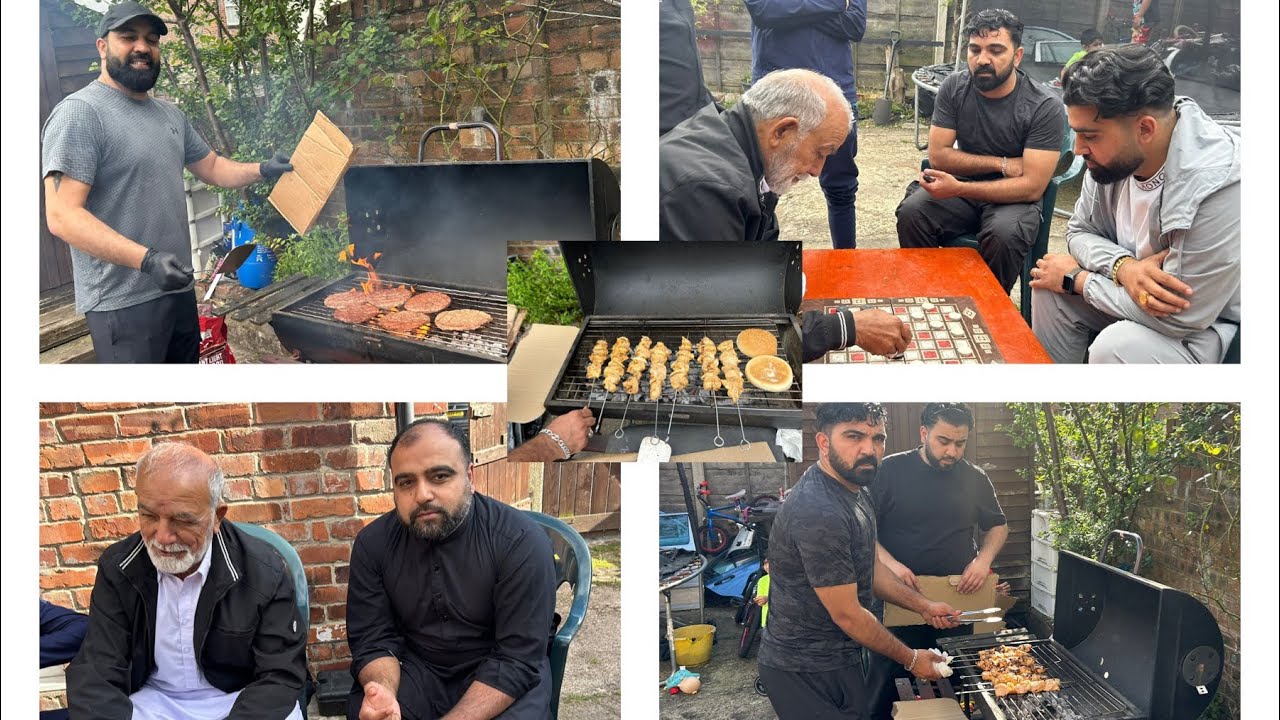 Barbecue Party at home with family #kashmiri #kashmirivlogger #barbecue #britishsummer