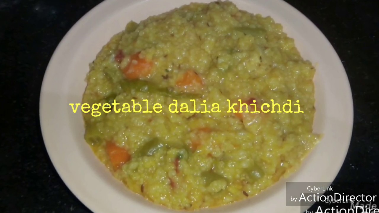 Bansi rava kichidi | daliya recipe | vegetable dalia khichdi recipe | broken wheat recipe