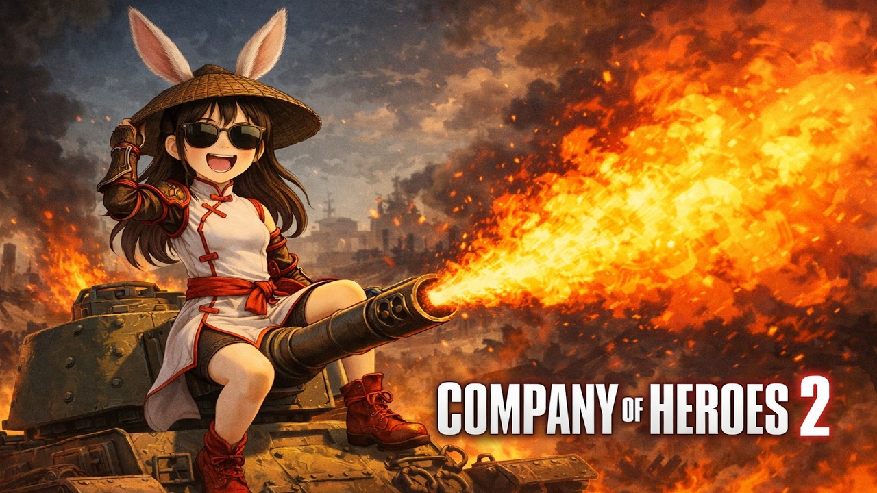 Company of Heroes 2 ''Flame on!'' 3V3 (PvP) Gameplay | No Commentary