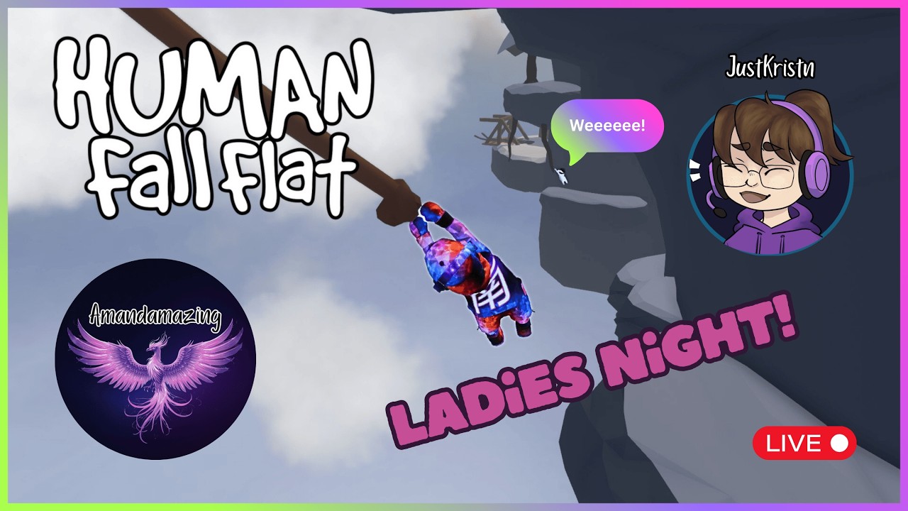 Laughing Abs of Steel | Human Fall Flat with @justkristnyt | Ep 11 (LIVE)