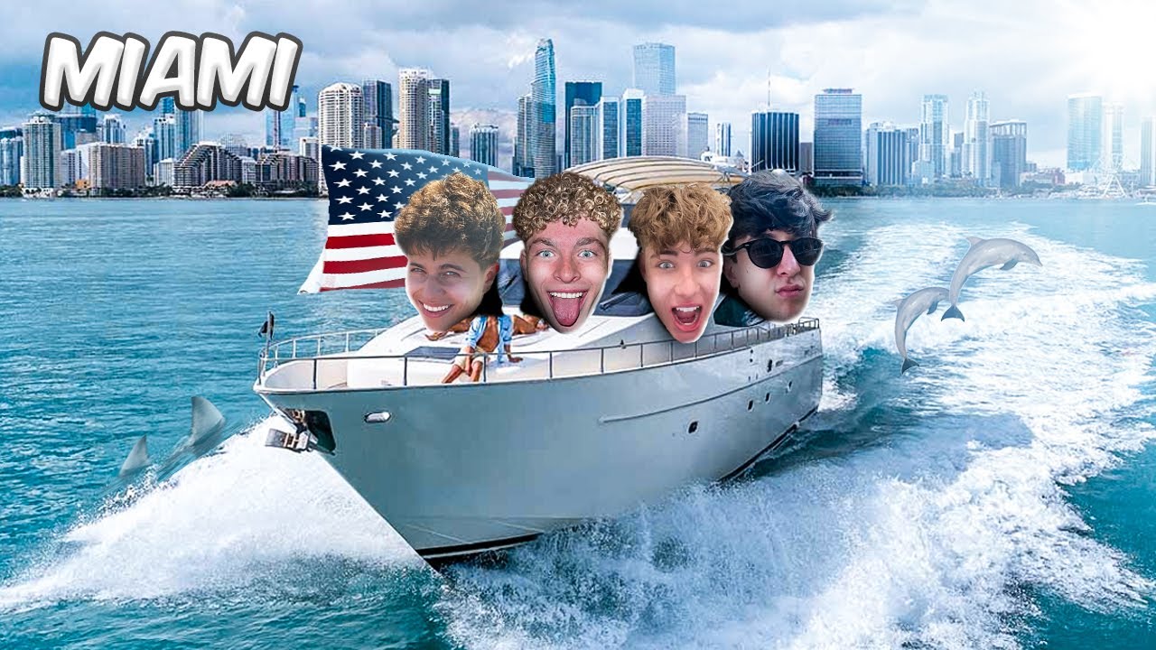COMO É ANDAR DE BARCO EM MIAMI?!🤪🛥️