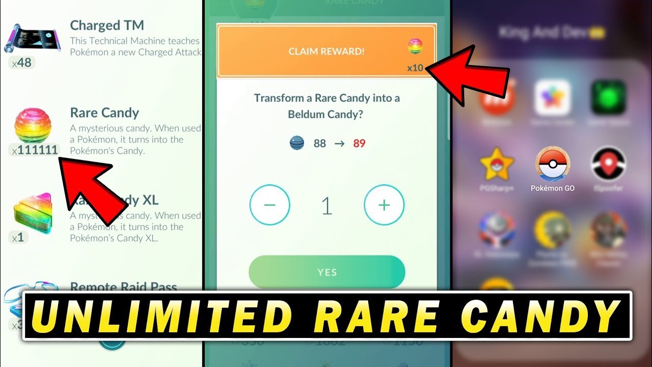 Get Unlimited Rare Candies in Pokemon Go | Pokemon Go New 2025 Trick Free Rare