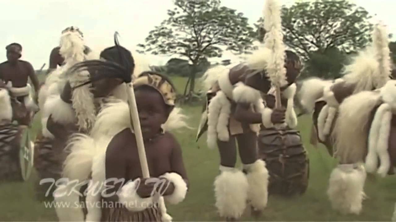 African tribe dances to hardcore