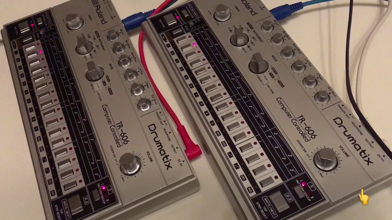 Roland TR-606 sound comparison between two units