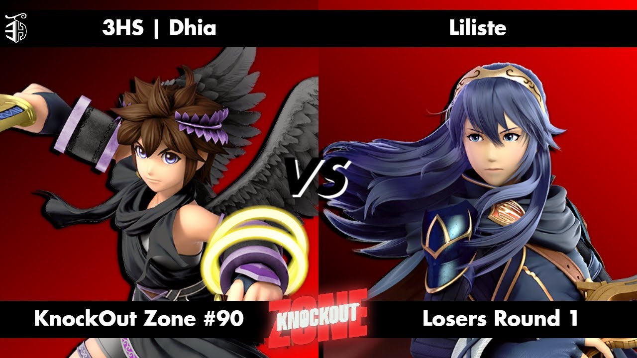 KnockOut Zone #90 - SSBU Losers Round 1 - Dhia (Pit) vs Liliste (Lucina)
