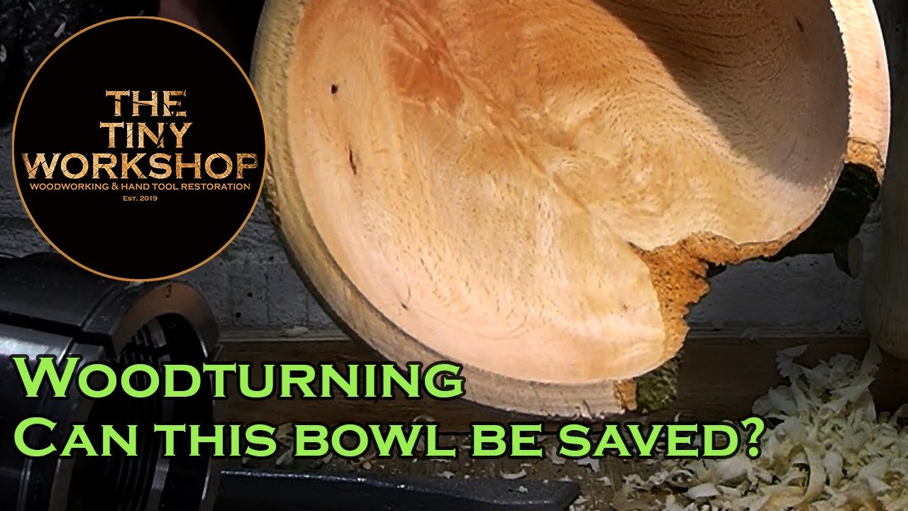Woodturning - Big mistake! Can this Bowl be Saved?