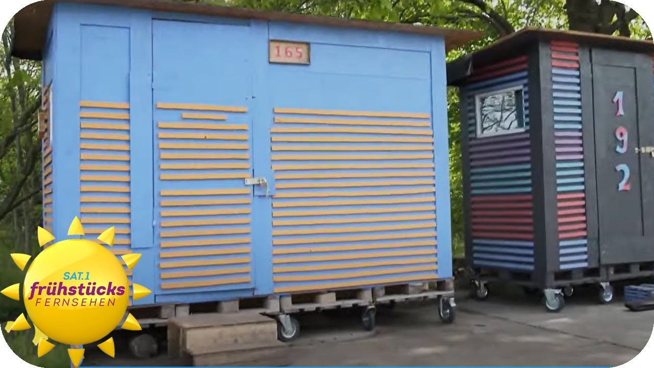 Herzensprojekt "little homes" - kleine Häuser für obdachlose Menschen | SAT.1 Frühstücksfernsehen
