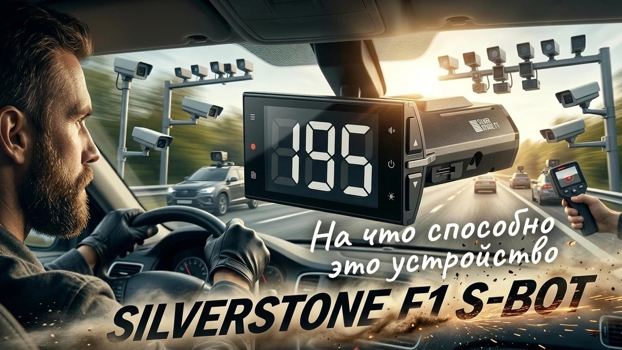SILVERSTONE F1 S-BOT HYBRID COMBO против камер 