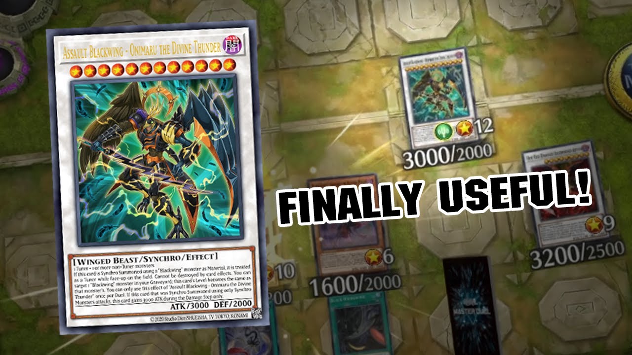I found a way to use this useless card in BLACKWING Yugioh Master Duel