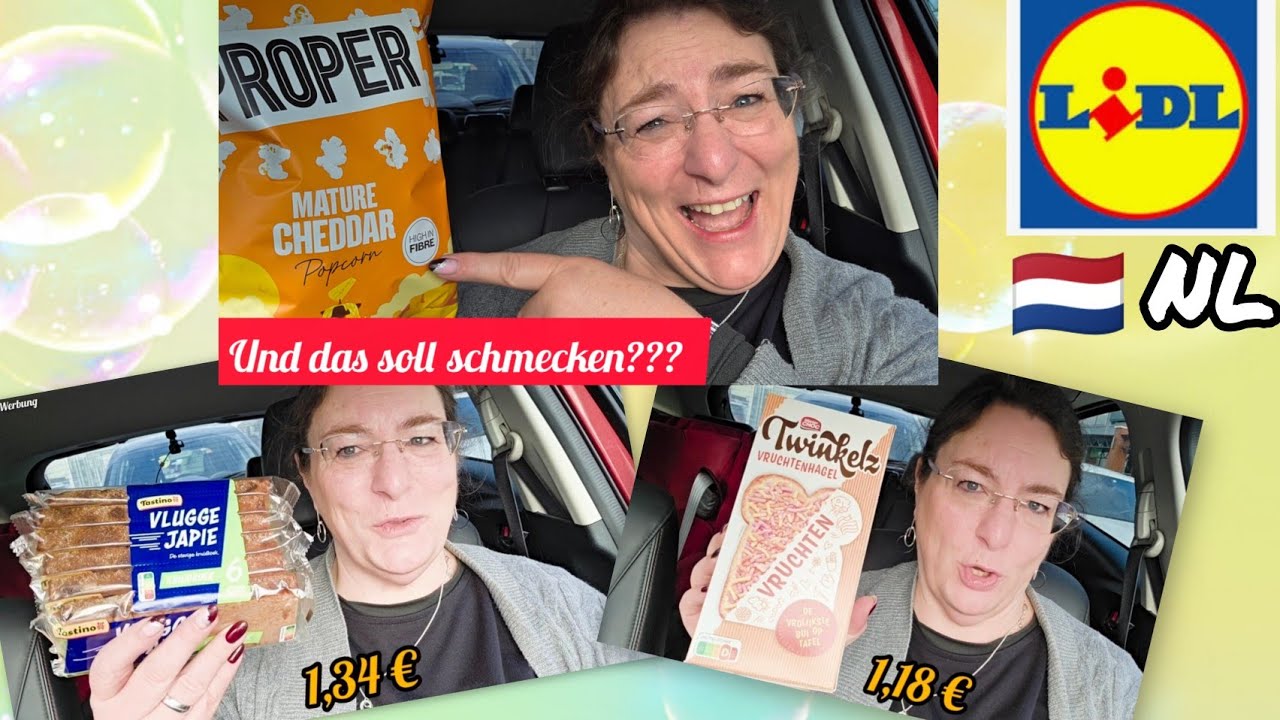 LIDL Niederlande / was gibt es dort anderes ? / Foodhaul  🛍💰🛒