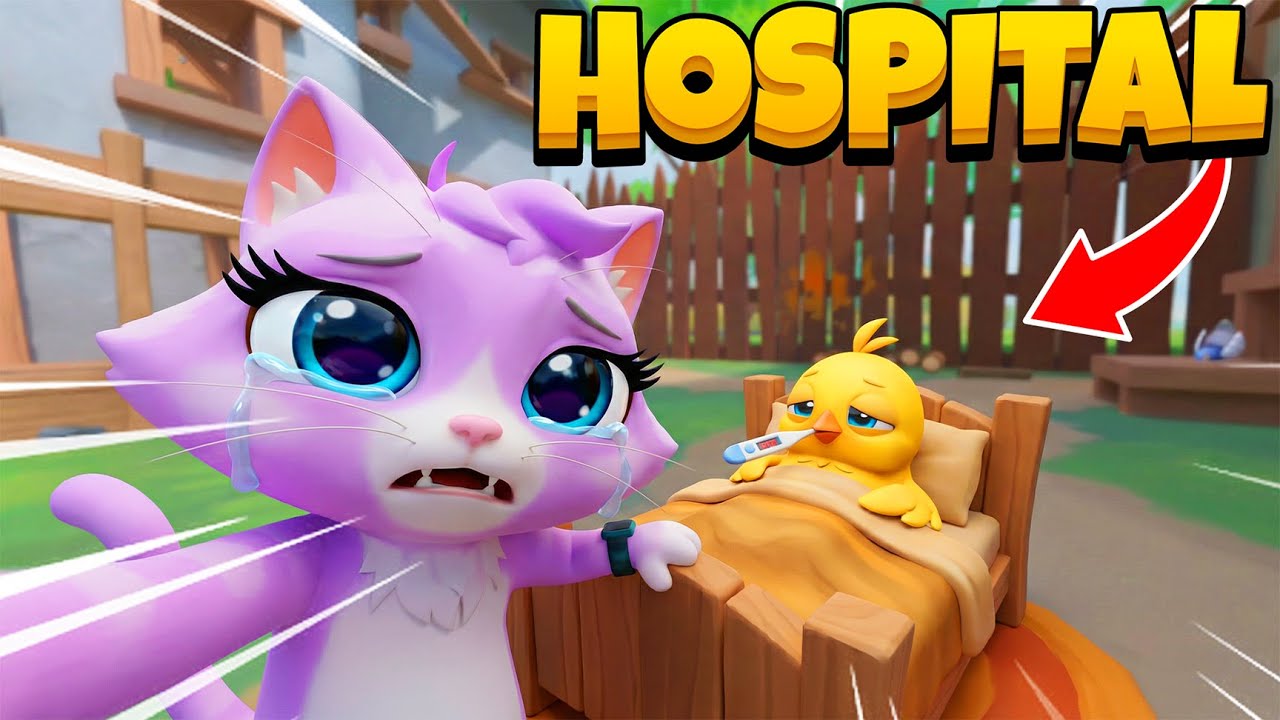 Куры больны... в игре I AM CAT VR!
