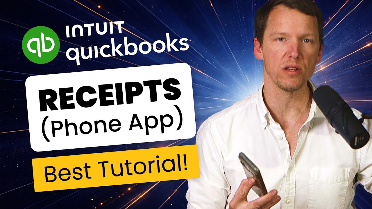 Upload Receipts w/ Quickbooks App | BEST Tutorial