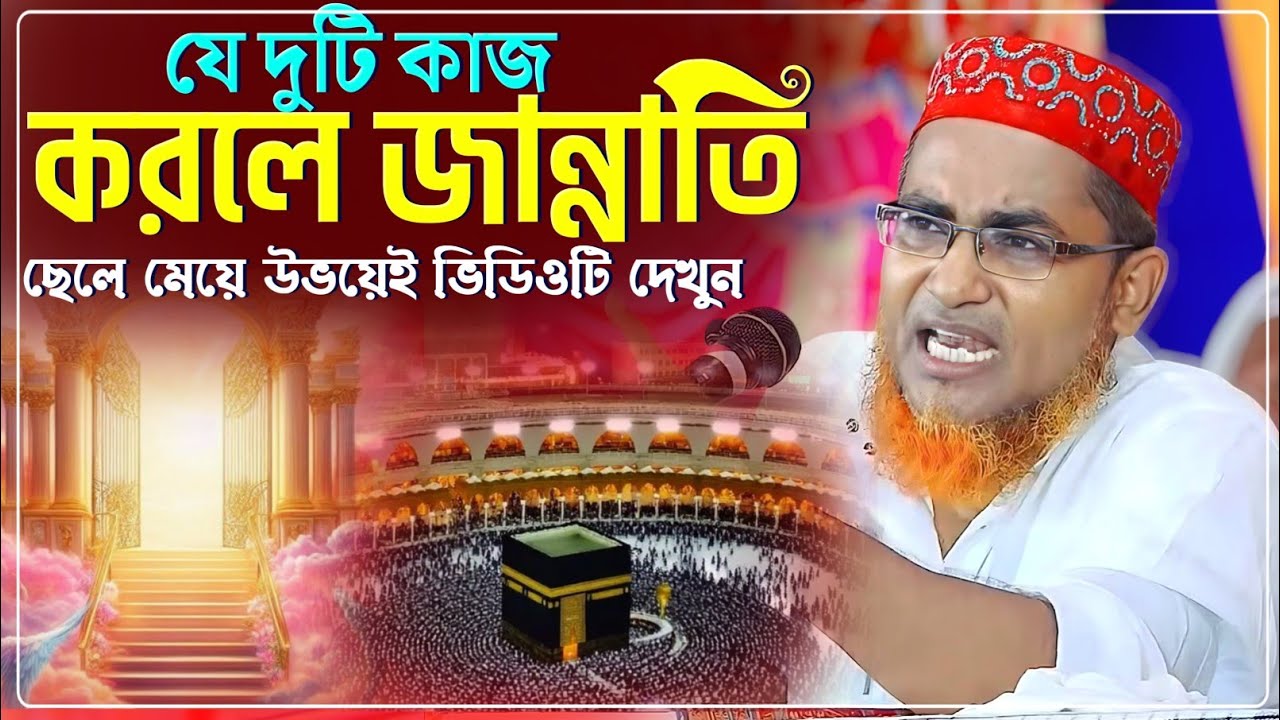 যে দুটি জিনিসের গ্যারান্টি দিলে জান্নাতি শুনে দেখুন/Abdullahil Maruf Waz/আব্দুল্লাহিল মারুফ ওয়াজ