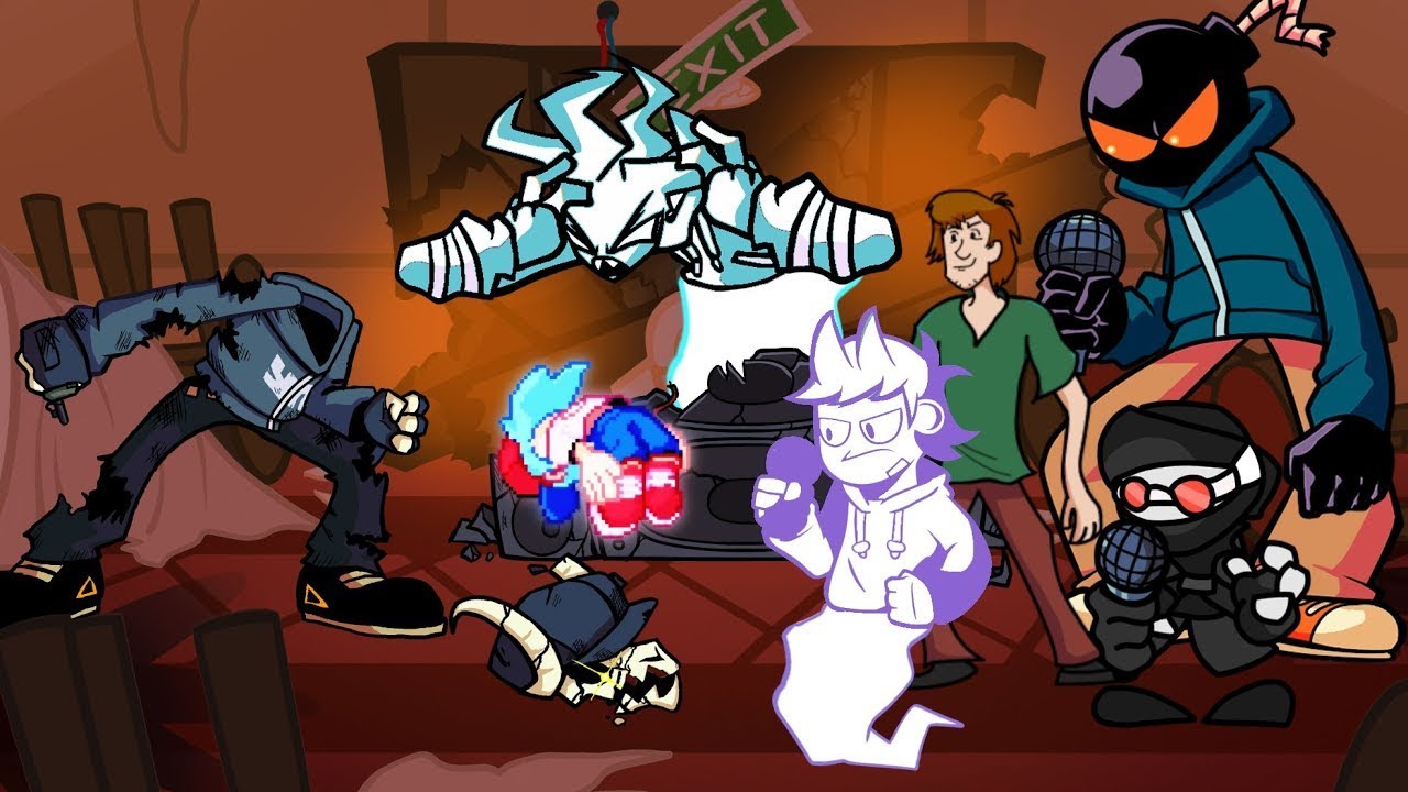 FNF Genocide But Different Characters Sing It Everyone Sings Genocide